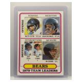 Bears Team Ldrs 1980 Topps Payton