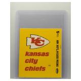 Chiefs Sticker 1980 Fleer