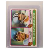 Fouts/Staubach 1980 Topps NFL Passing Ldrs