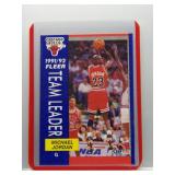Michael Jordan 1991 Fleer Team Leader