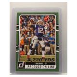 Tom Brady 2016 Donruss production line