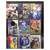 Barry Sanders 9 Card Lot