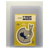Lions Sticker 1982 Fleer