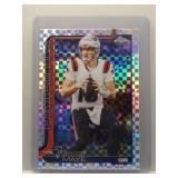 Drake Maye 2025 Topps Chrome x-fractor