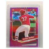 Jordan Walker 2023 Donruss purple holo RC