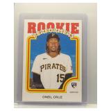 Oneil Cruz Topps Heritage performers RC