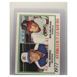 Nolan Ryan 1978 Topps 77 so leaders