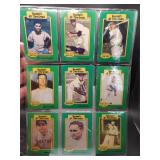 1987 All-Time Greats Baseball 9 Card Lot