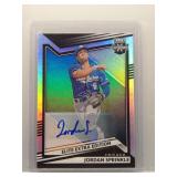 Jordan Sprinkle 2022 Panini Elite auto