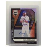 Carlos Tavera 2021 Panini Elite extra auto