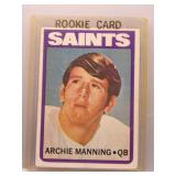 Archie Manning RC 1972 Topps
