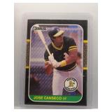 Jose Canseco 1987 Donruss