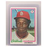 Lou Brock 1978 Topps