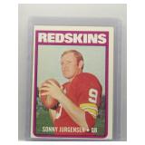 Sonny Jurgensen 1972 Topps