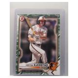 Heston Kjerstad 2021 Bowman prospects camo border