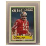 Joe Montana 1983 Topps
