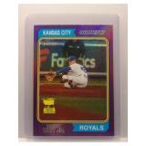 Bobby Witt Jr. 2023 Topps Heritage purple ref