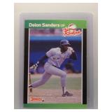 Deion Sanders 1989 Donruss rhe Rookies