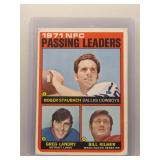 NFC Passing Ldrs 1972 Topps Staubach/Landry