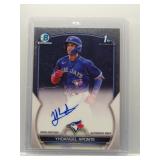 Yhoangel Aponte 2023 Bowman Chrome 1st auto