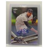 Antonia Senzatela 2017 Topps Chrome RC auto