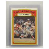 Carl Yastrzemski 1972 Topps In Action