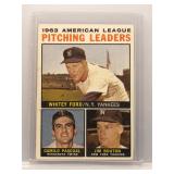 63 AL Pitch Ldrs 1964 Topps Ford/Pascual