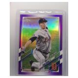 Tarik Skubal 2021 TCU purple ref RC