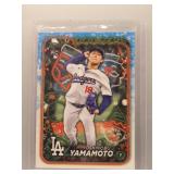 Yoshinobu Yamamoto 2024 Topps holiday RC