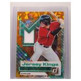 Travis Bazzana 2025 Donruss orange ice jersey...