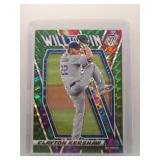 Clayton Kershaw 2021 Mosaic green prizm will to...