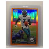Mike Vick 2011 Topps Chrome orange refractor