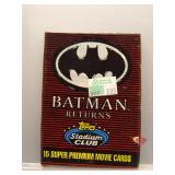1991 Stadium Club Batman Returns Sealed Pack
