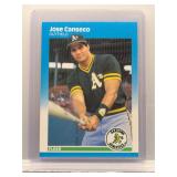 Jose Canseco 1987 Fleer
