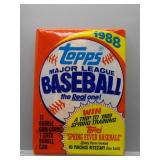 1988 Topps Baseball Sealed Wax Pack