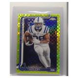Jonathan Taylor 2025 Topps Chrome neon yellow...