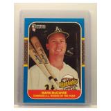 Mark McGwire 1987 Donruss Highlights Rookie