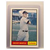 Mickey Mantle Renata Galasso 1961 Topps style