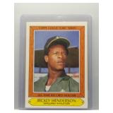 Rickey Henderson 1985 Topps Collector's Series