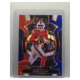 Josh Allen 2025 Select Concourse red/blue shock...