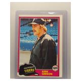 Kirk Gibson 1981 Topps Rookie