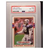 Michael Irvin 1989 Topps rookie PSA 8