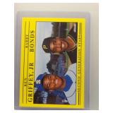 Ken Griffey, Jr & Barry Bonds 1991 Fleer