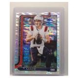 Drake Maye 2025 Topps Chrome pulsar ref.