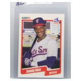 Sammy Sosa 1990 Fleer Rookie