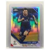 Lionel Messi 2021 Topps Chrome UEFA Refractor #100