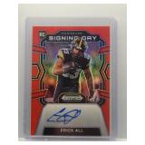 Erick All 2024 Prizm DP Signing Party rookie...