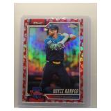 Bryce Harper 2026 Topps Chrome Red Baseball Seam