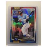 Salvador Perez 2026 Topps Chrome Red White & Blue