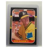Mark McGwire 1987 Donruss rookie
